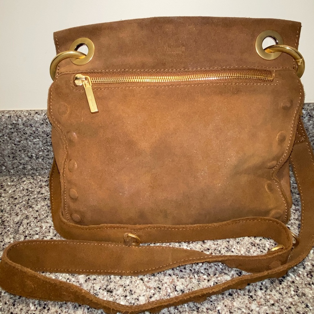 Hammitt Crossbody Bag Tony Medium Brown Suede